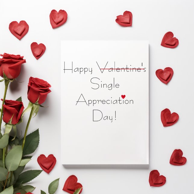 Single Appreciate Day Valentine's Day Card (Creator Uploaded)