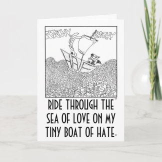 Single Awareness Day Card-Sea of Love Holiday Card
