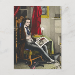 Single Bachelor Painting Postcard