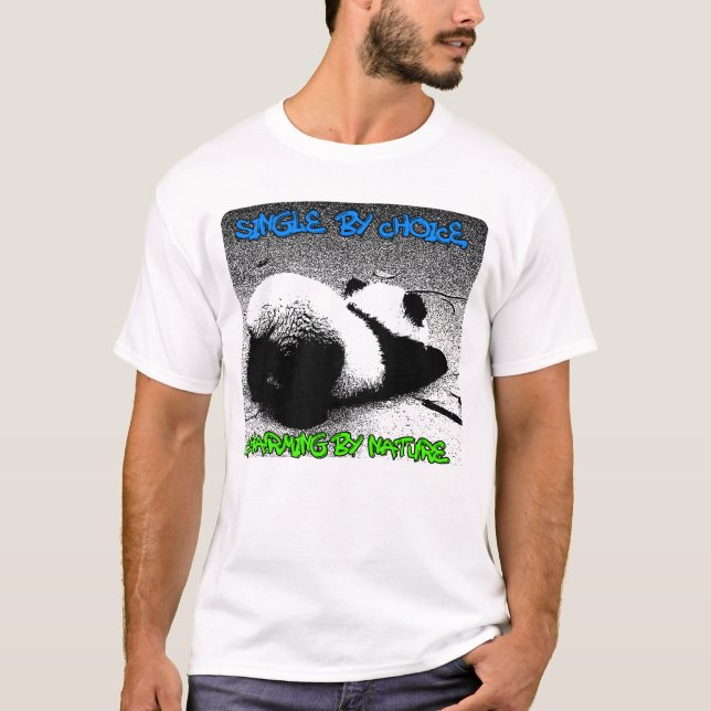 Single by choice - Panda choice stretching T-Shirt (Front)