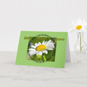 Single Daisy Get Well Card