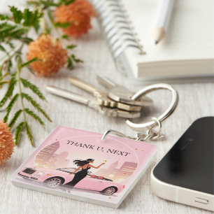 Single Era Party Keychain Thank U, Next Keychain