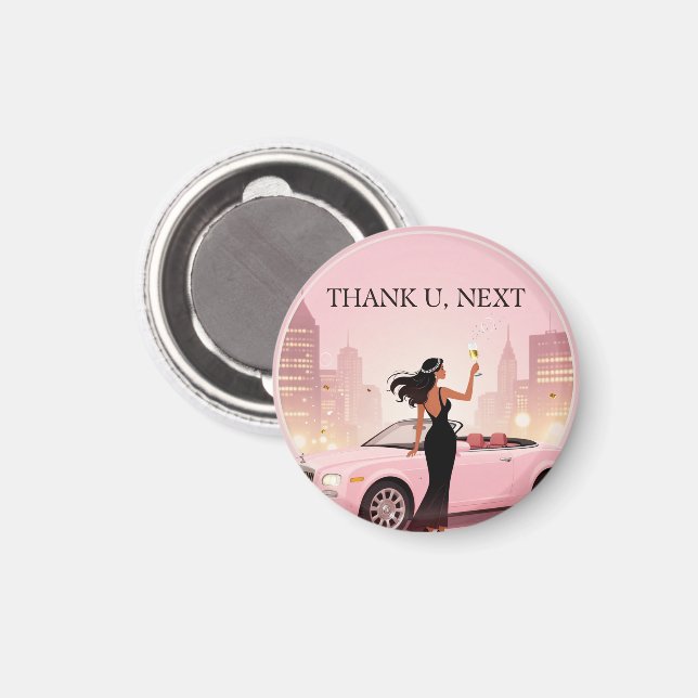 Single Era Party Magnet| Thank U, Next Magnet (Front/Back)
