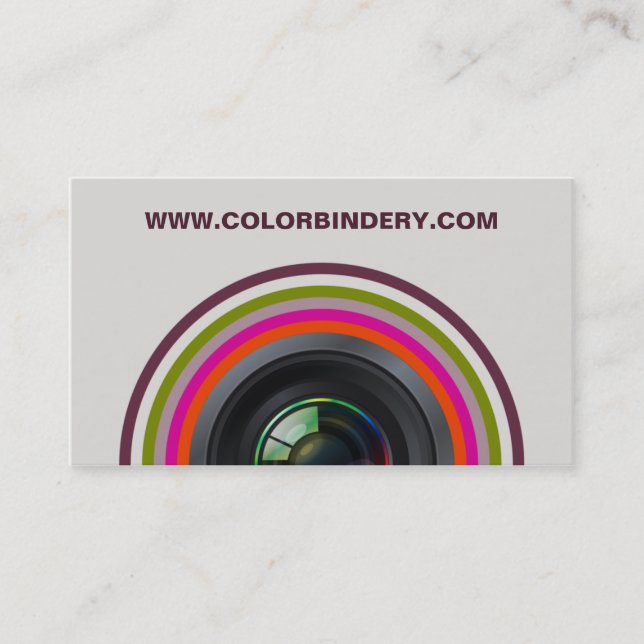 Single Eye Position 2 Business Card (Front)