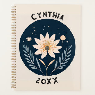 Single Flower in a Circle Planner