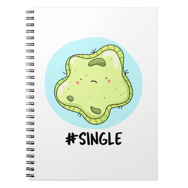 #Single Funny Solo Cell Biology Pun  Notebook (Front)