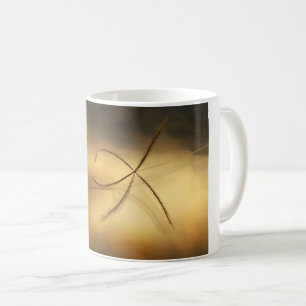 Single Grass Seed with shadow Coffee Mug