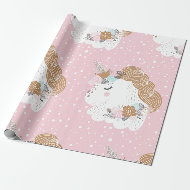single-horn gift paper (Unrolled)