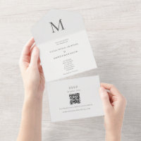Single Initial Civil Wedding
