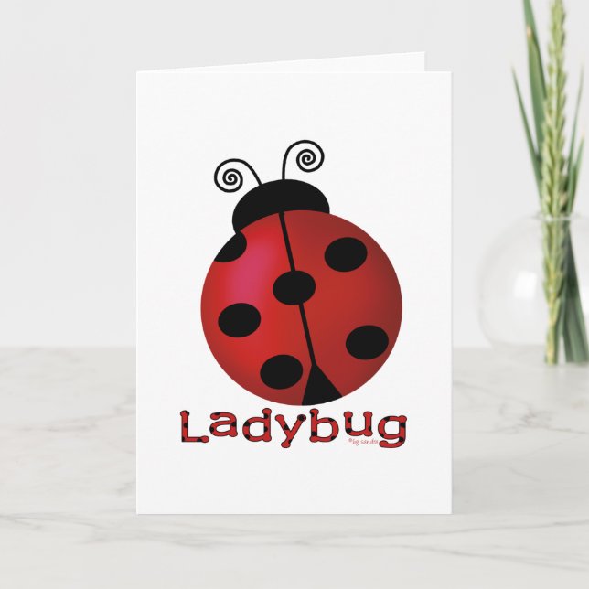 Single Ladybug Card (Front)