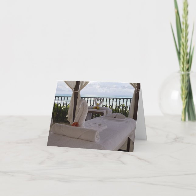 Single Massage Table Card (Front)