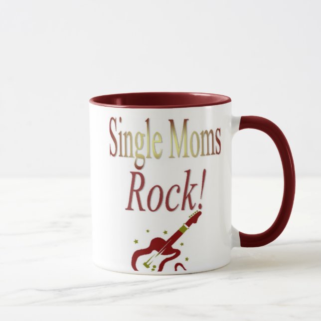 Single Moms Rock! Mug (Right)