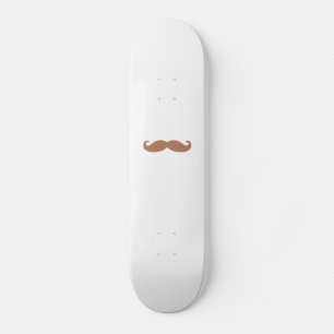 single moustache skateboard