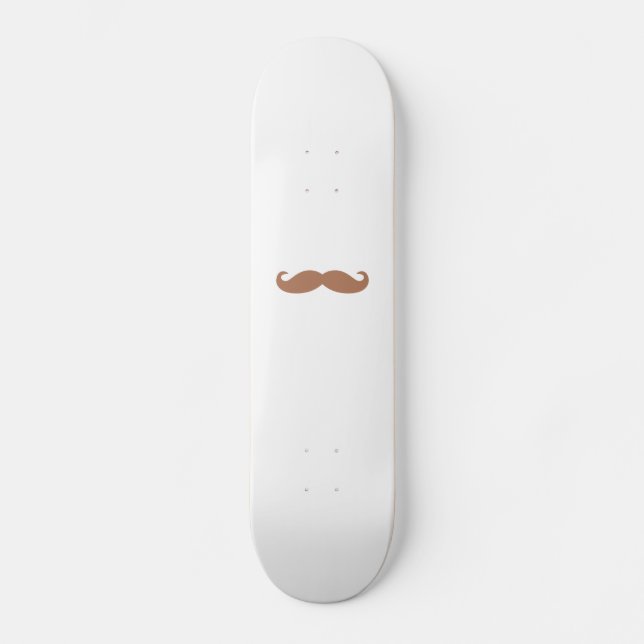 single moustache skateboard (Front)