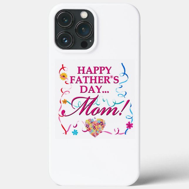 Single Mum Phone Case for Fathers Day (Back)