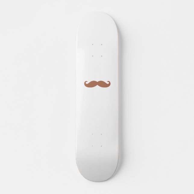 single mustache skateboard (Front)