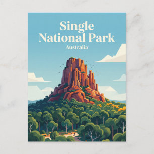 Single National Park Australia Postcard