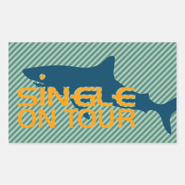 Single on Tour Rectangular Sticker (Front)