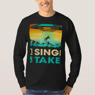 Single Or Taken Alien UFO Valentine's Day Men Wom T-Shirt
