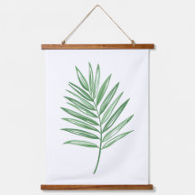 Single Palm Leaf Illustration