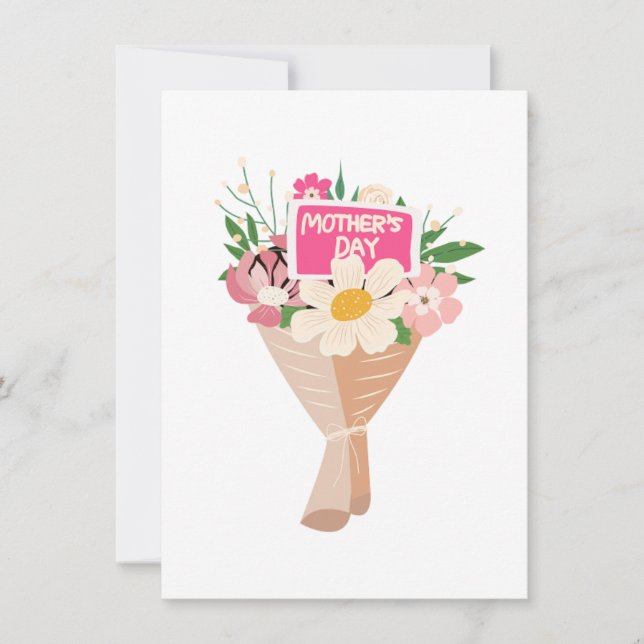 Single Pass Book Mother's Day Card (Front)