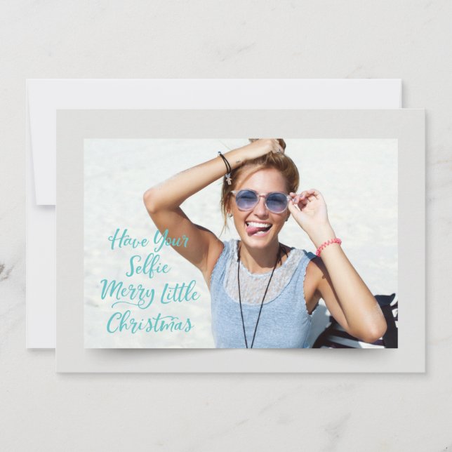 Single People Funny Holiday Greeting (Front)