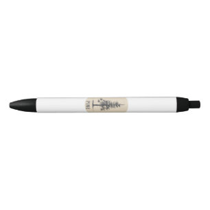 Single Pine Tree Outfit Black Ink Pen