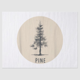 Single Pine Tree Outfit Tissue Paper