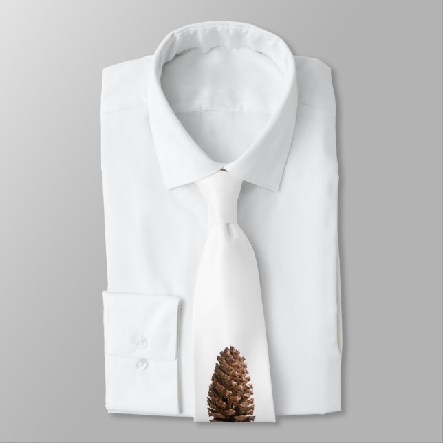 Single pinecone tie (Tied)