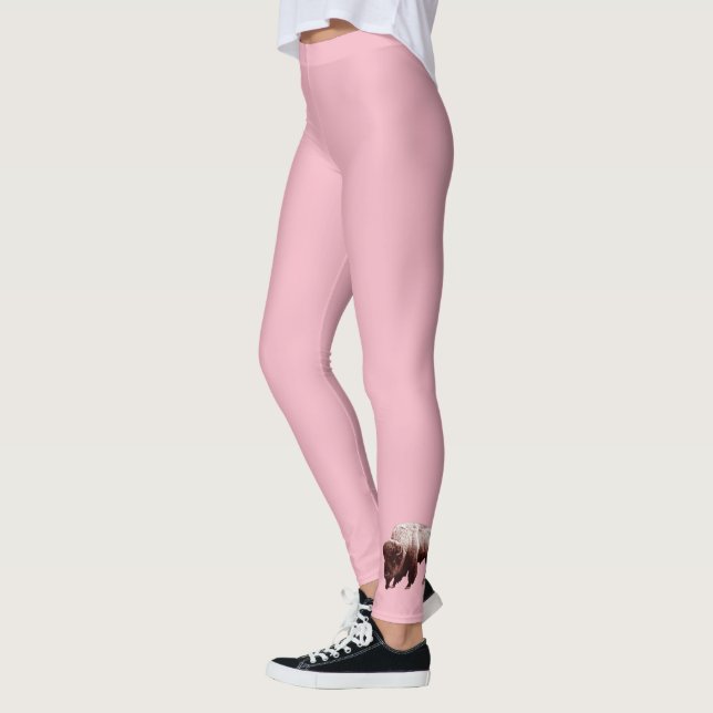 Single Pink Buffalo Leggings (Left)