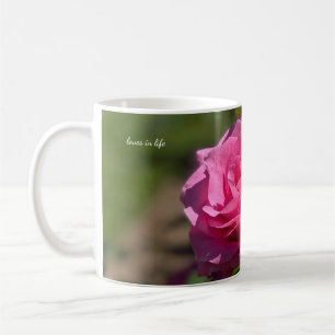 Single Pink Rose Coffee Mug