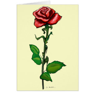 Single Red Rose