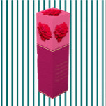 Single Red Rose Wine Gift Box<br><div class="desc">This Single Red Rose design from Zazzle and Elizabeth's Creative Pursuits features a single red rose. It is also available with a single yellow rose, a single pink rose, or a single white rose. Red roses symbolise love and passion, yellow roses symbolise friendship, pink roses symbolise admiration or affection, and...</div>