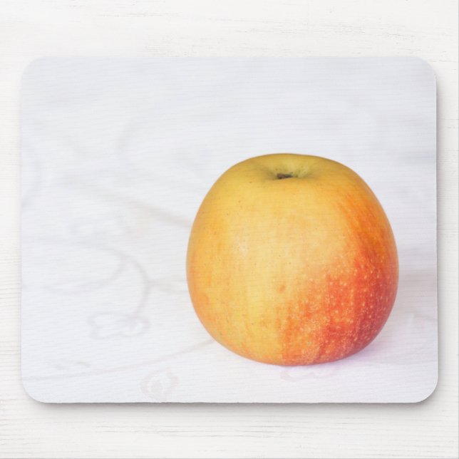 Single ripe apple mouse pad (Front)