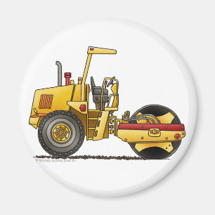 Single Roller Compactor Construction Magnets