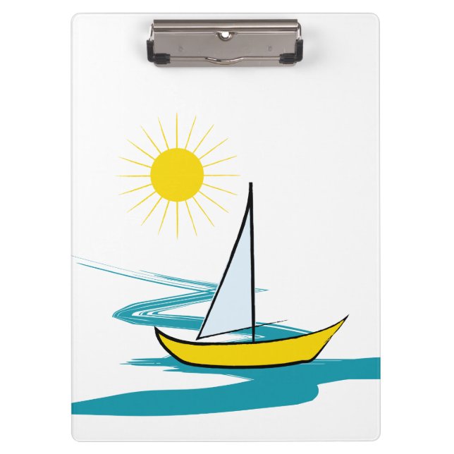 Single sailboat clipboard (Front)