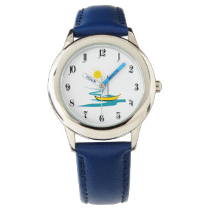 Single sailboat watch