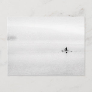 Single Scull Minimalism Postcard