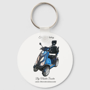 Single sided Aluminum Circle keychain