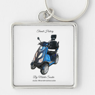 Single sided Premium Square Keychain