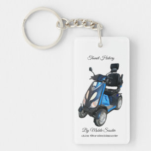 Single sided Rectangle Key Chain
