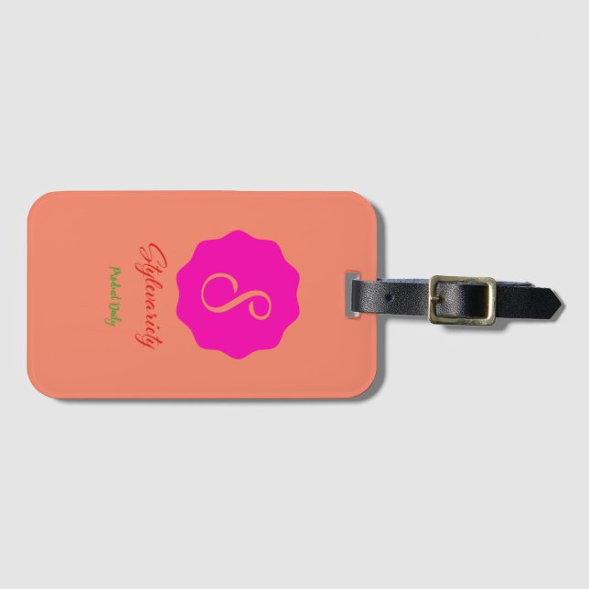 Single-sided w/ Card Slot Luggage Tag (Front Horizontal)