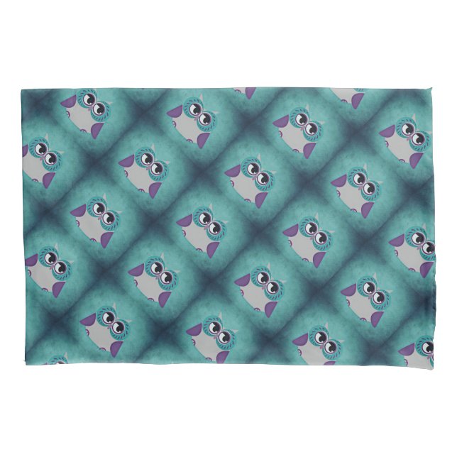 Single Standard Size Pillowcase/Owl Pillowcase (Front)