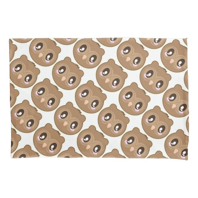 Single Standard Size Pillowcase/Owl Pillowcase (Front)