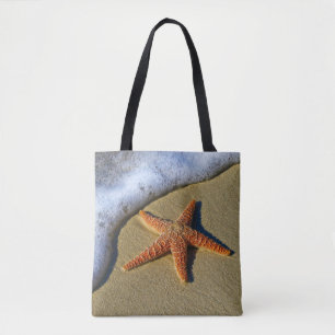 Single Starfish on Beach Tote Bag