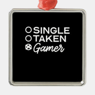 Single Taken Gamer Metal Tree Decoration