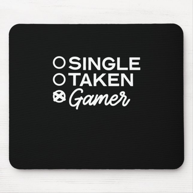 Single Taken Gamer Mouse Pad (Front)