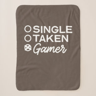 Single Taken Gamer Sherpa Blanket