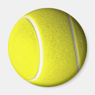 Single Tennis Ball Sports Magnet