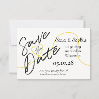 Single Thread of Gold Save the Date